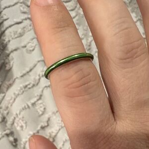 Pandora Elegant Green Stackable Ring